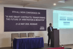 9th National Conference on “AI And Smart Contracts: Transforming the future of Arbitration & Mediation” at Munnar, Kerala